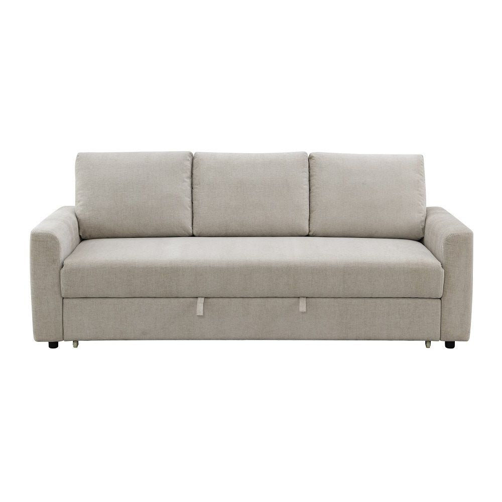 ACME Leira - Sofa With Sleeper - Beige | Meri Furniture