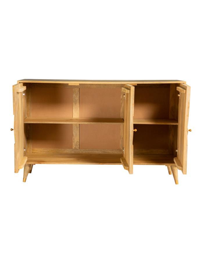 Coaster Fine Furniture Alyssum - Mango Wood Accent Cabinet | Meri Furniture