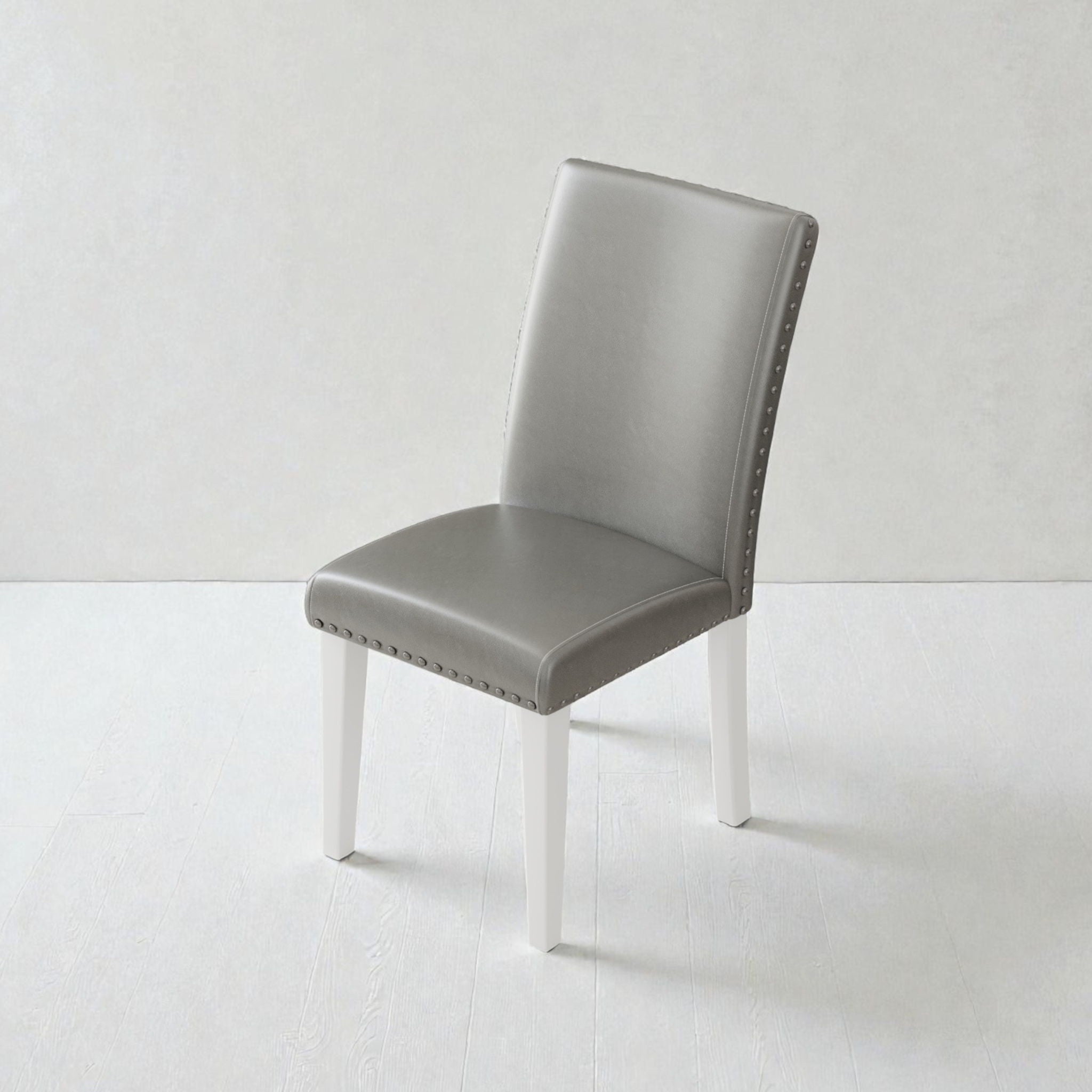 Upholstered Dining Chair With High Back Design (Set of 2)