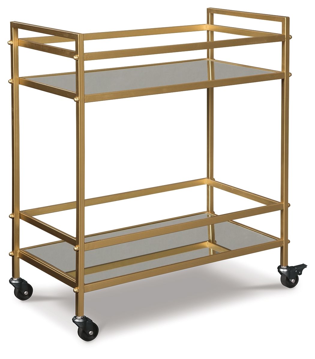 Signature Design by Ashley® Kailman - Bar Cart | Meri Furniture