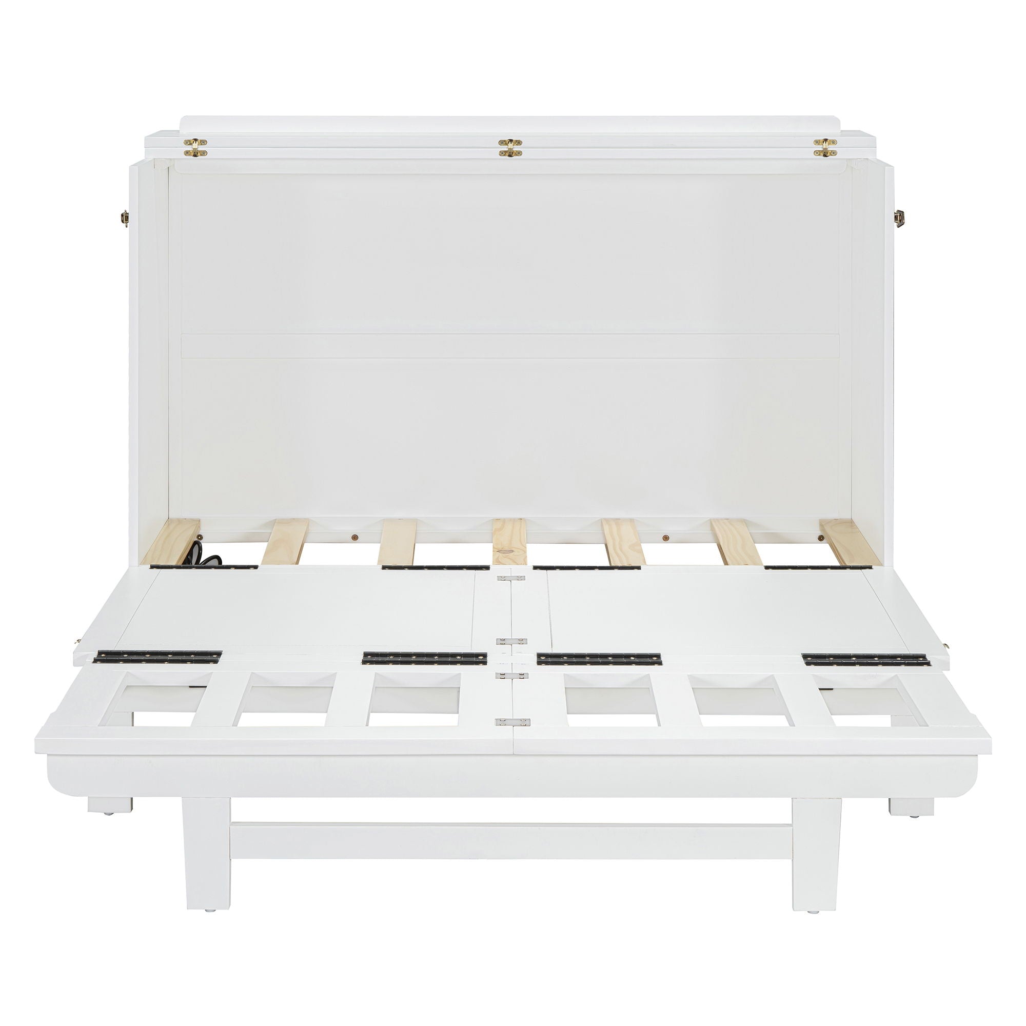 Murphy Bed With Large Drawer, USB Ports And Outlets