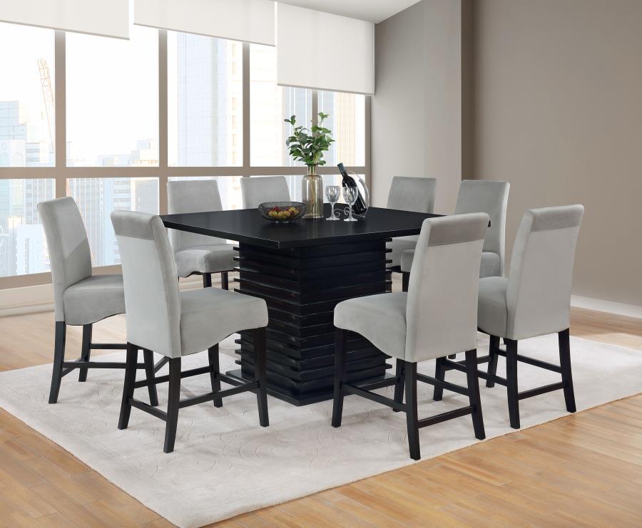 Coaster Fine Furniture Stanton - Square Counter Height Dining Table Set | Meri Furniture