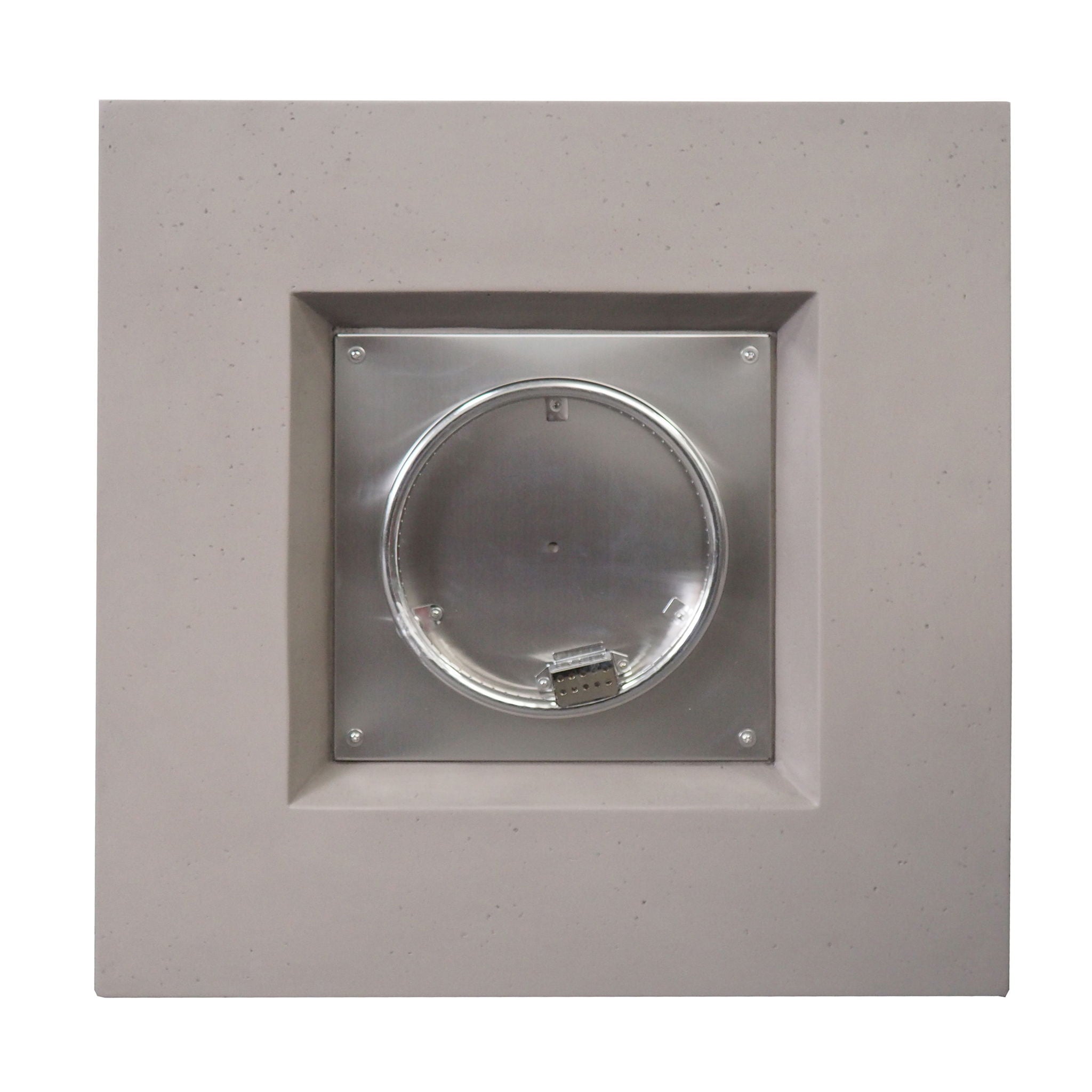 Outdoor Patio Square Gas Burning Concrete Fire Pit 40,000 Btu