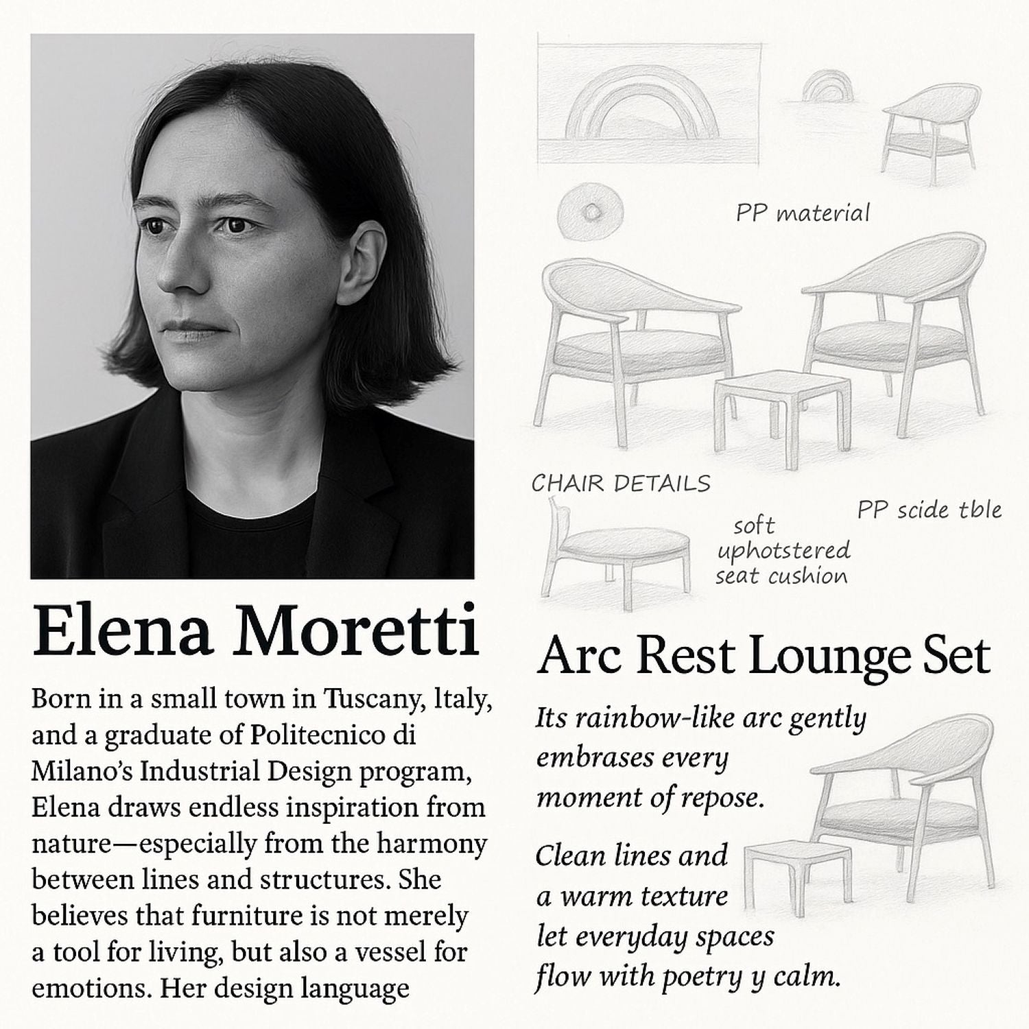 Furniture Set With Seat Cushions, Sturdy And Durable