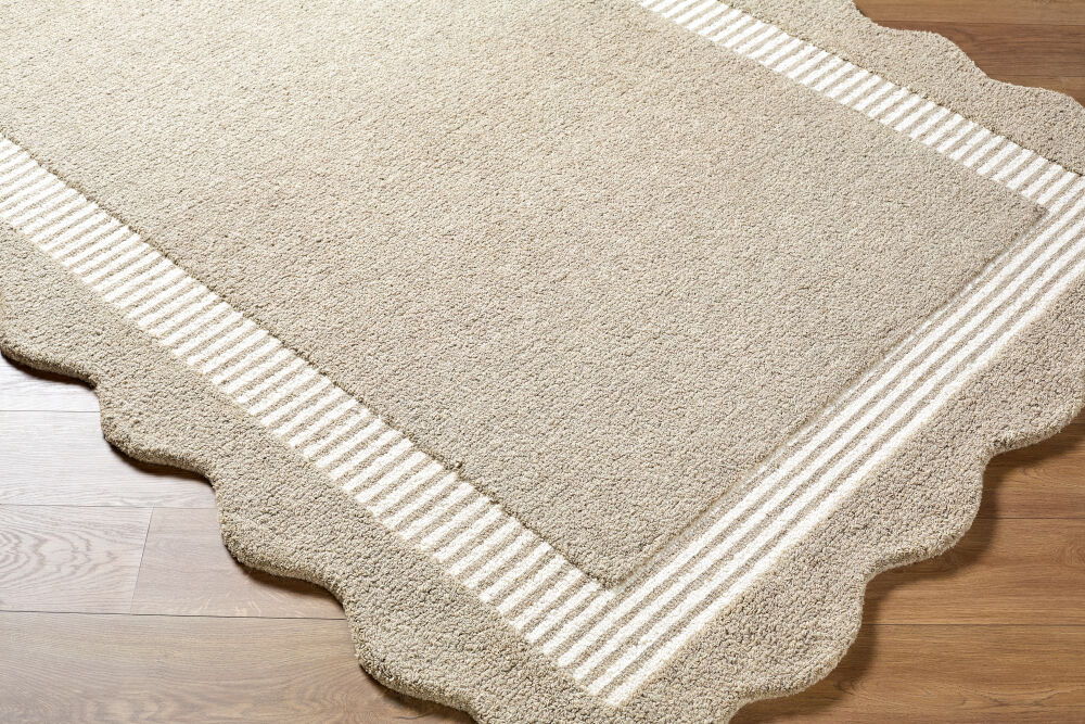 Scalloped Handmade Rug