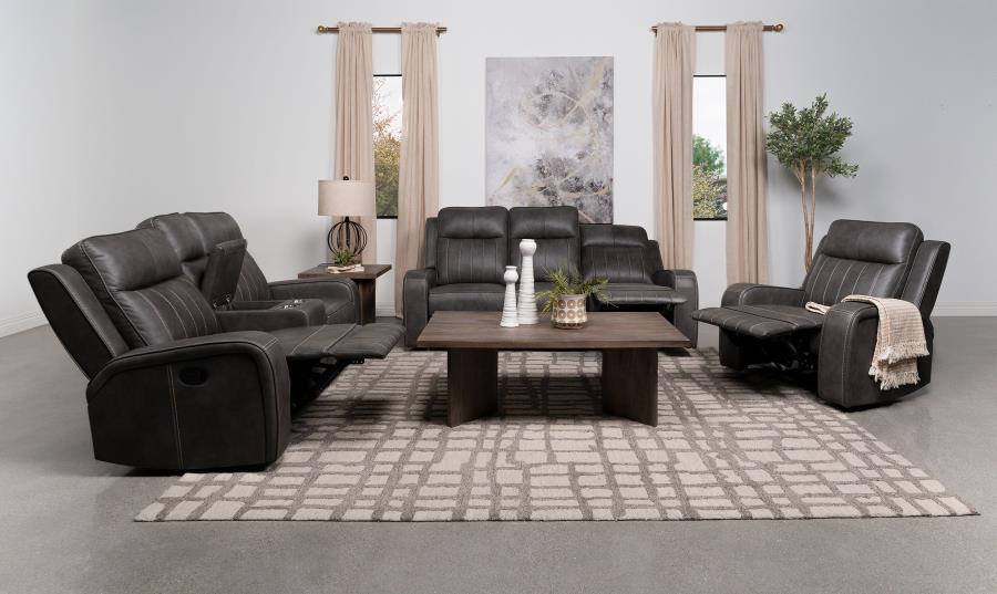 Coaster Fine Furniture Raelynn - Upholstered Reclining Sofa Set | Meri Furniture