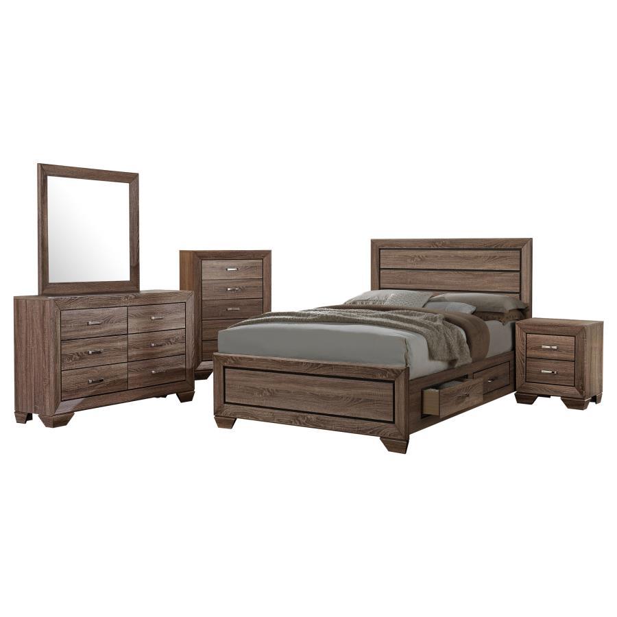 Coaster Fine Furniture Kauffman - Transitional Storage Bed Bedroom Set | Meri Furniture