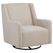 Sorrel - Fabric Upholstered Swivel Glider Arm Chair - Latte