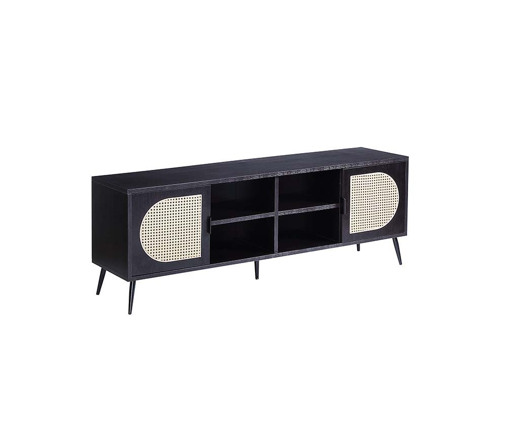 ACME Colson - TV Stand - Black Finish | Meri Furniture