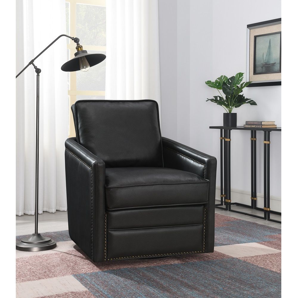 ACME Seat Construction: Pocket Coil Loose Seat & Back Cushion Swivel Seat Removable Cushion & Back Cover KD Cack Foam Density: D28 | Meri Furniture