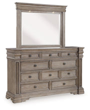 Signature Design by Ashley® Blairhurst - Light Grayish Brown - Dresser And Mirror | Meri Furniture
