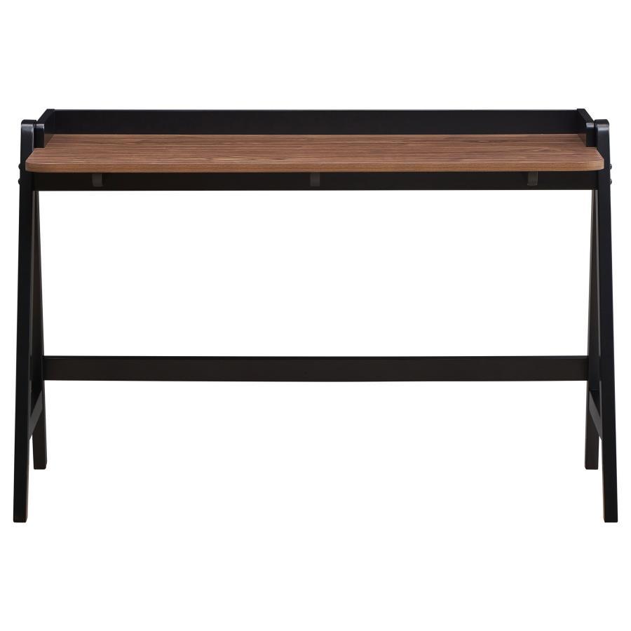 Coaster Fine Furniture Raul - Writing Desk With USB Ports - Walnut And Black | Meri Furniture