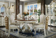 ACME Picardy - Dining Table - Antique Pearl & Cherry Oak | Meri Furniture