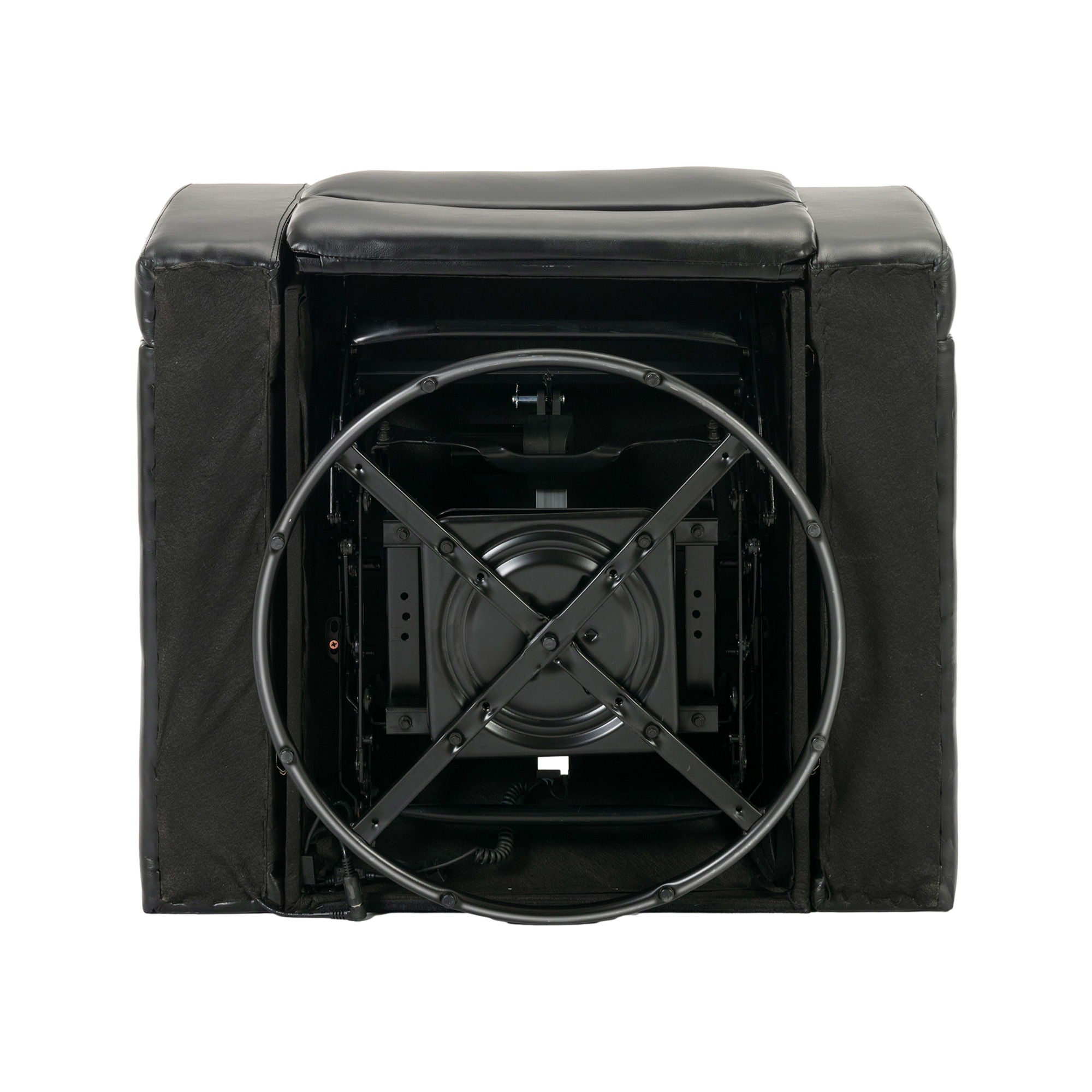 270 Degree Swivel Power Recliner With Tray Table, Phone Holder, Cup Holder, USB Port