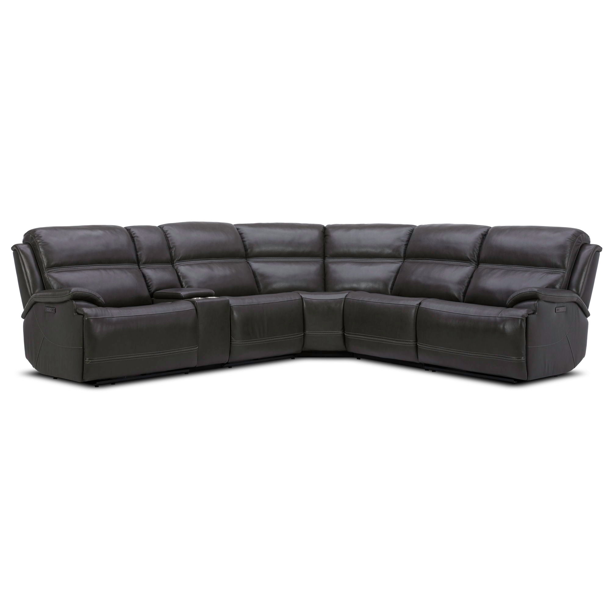 Liberty Furniture Bentley - 6 Piece Sectional - Graphite Gray | Meri Furniture