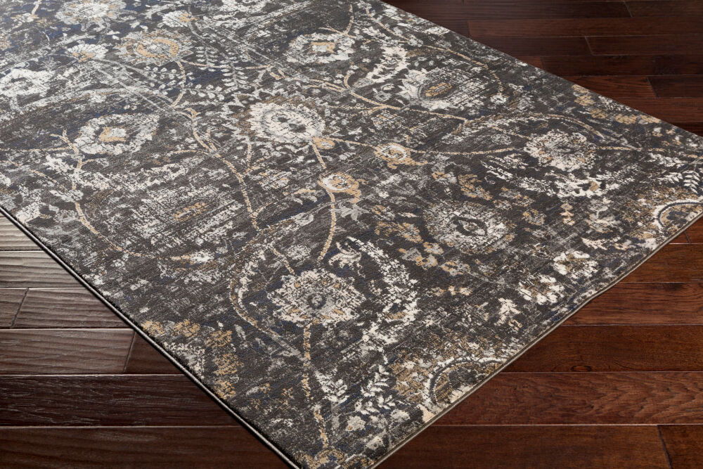 Indigo Machine Woven Rug