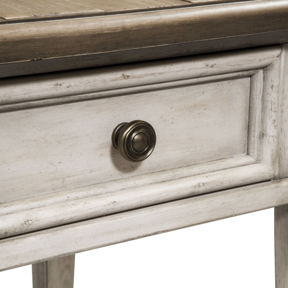 Liberty Furniture Heartland - Drawer End Table - White | Meri Furniture