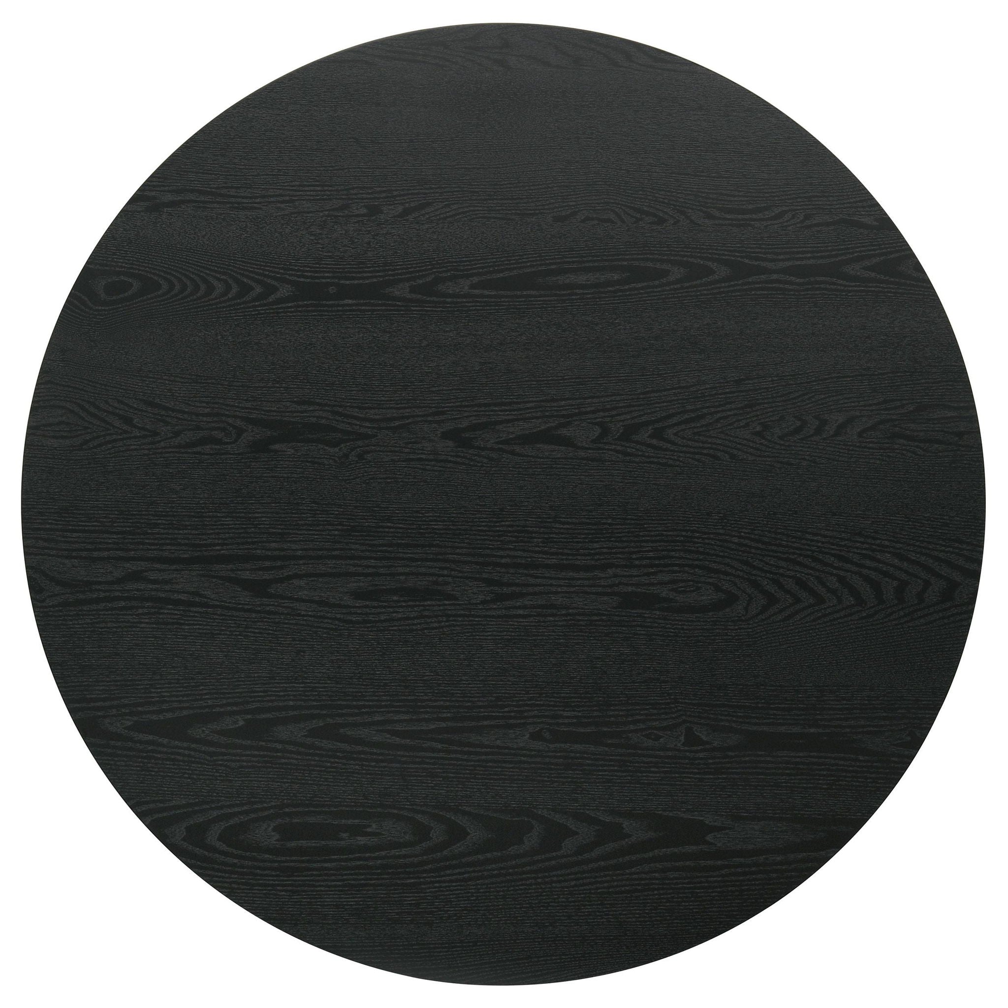 Hamlyn 5-piece Round Wood Counter Height Dining Set Grey and Black