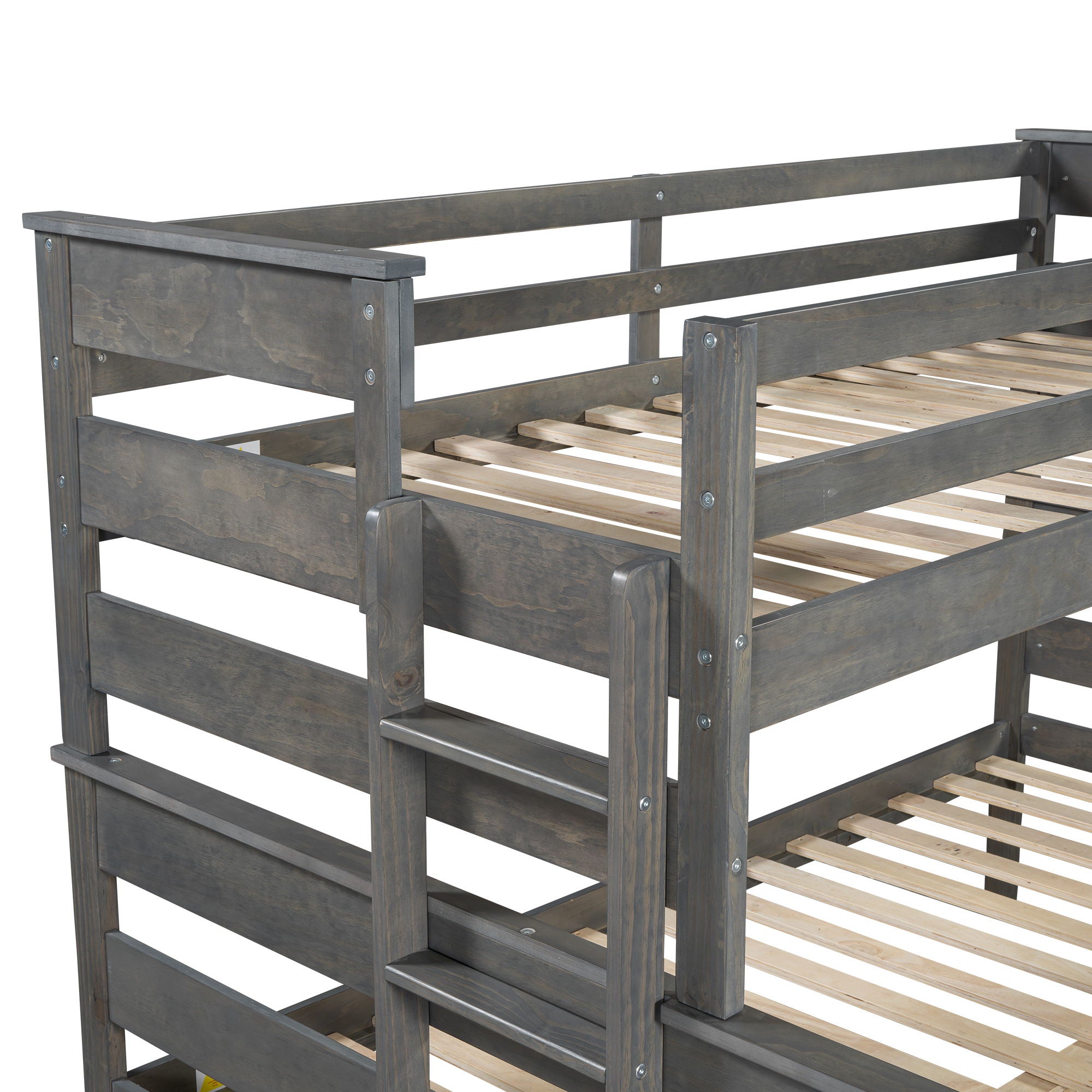Detachable Design Bunk Bed With Ladder
