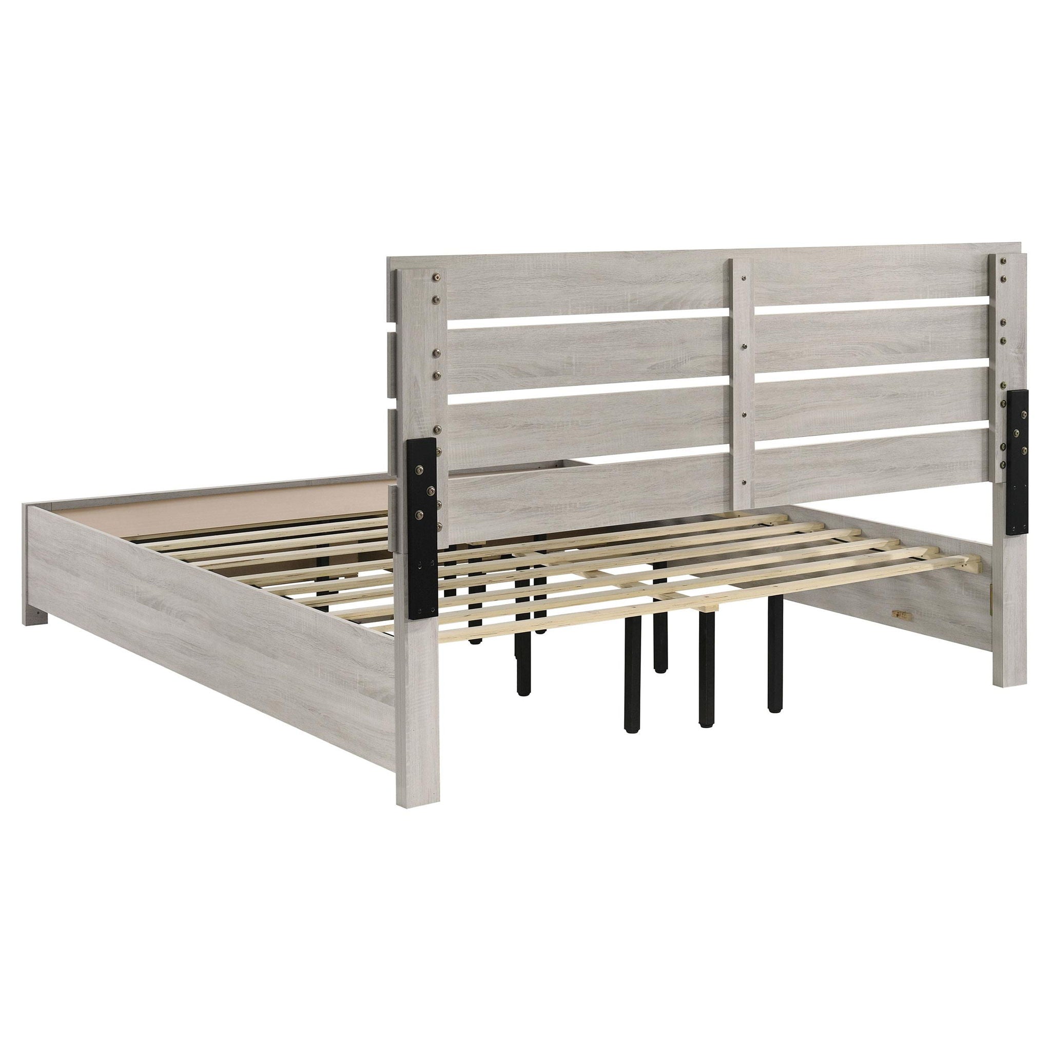 Brantford 4-piece Eastern King Bedroom Set Coastal White