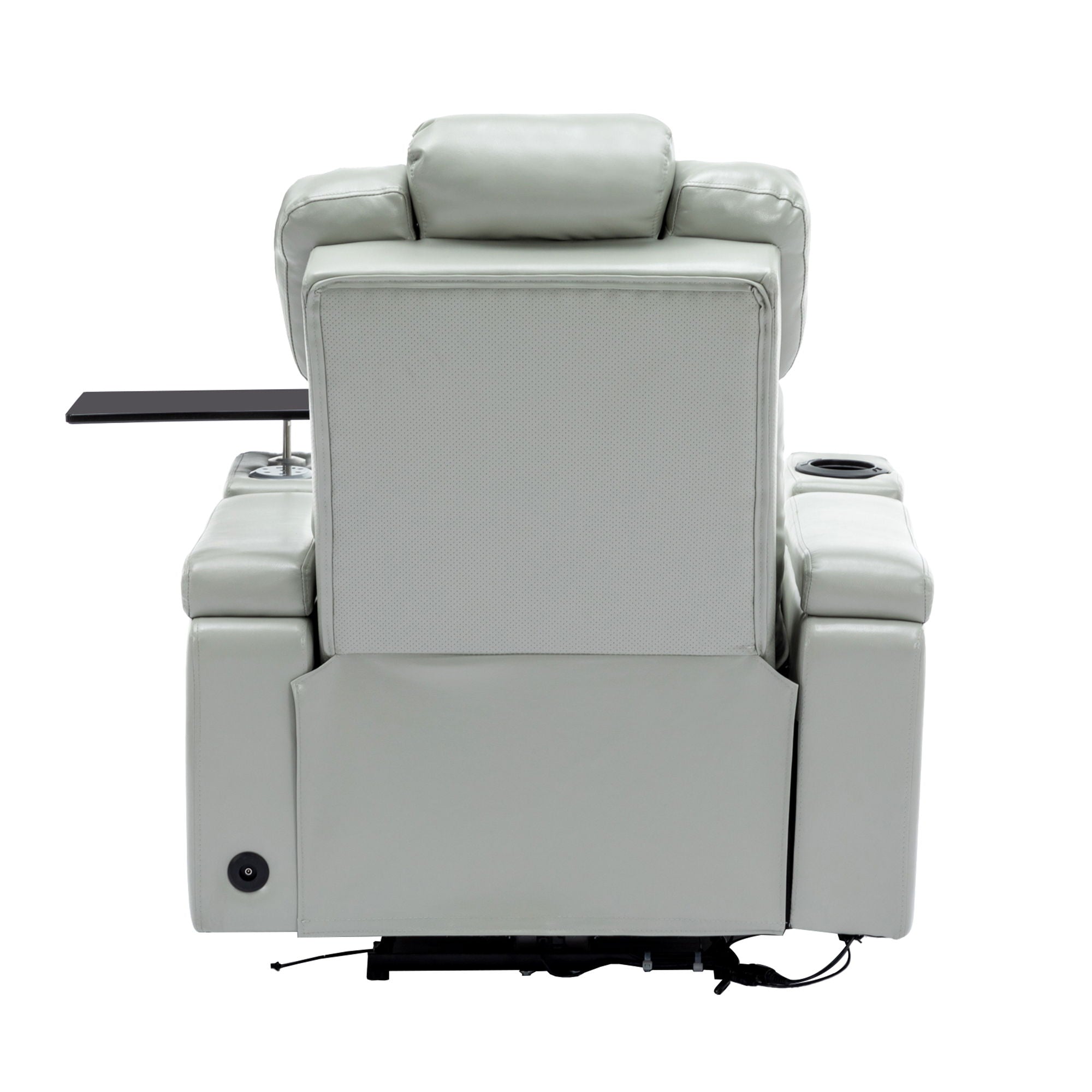 Power Recliner Theater Chair With Cooling Cup Holder, Bluetooth Speaker, LED Lights, USB Ports