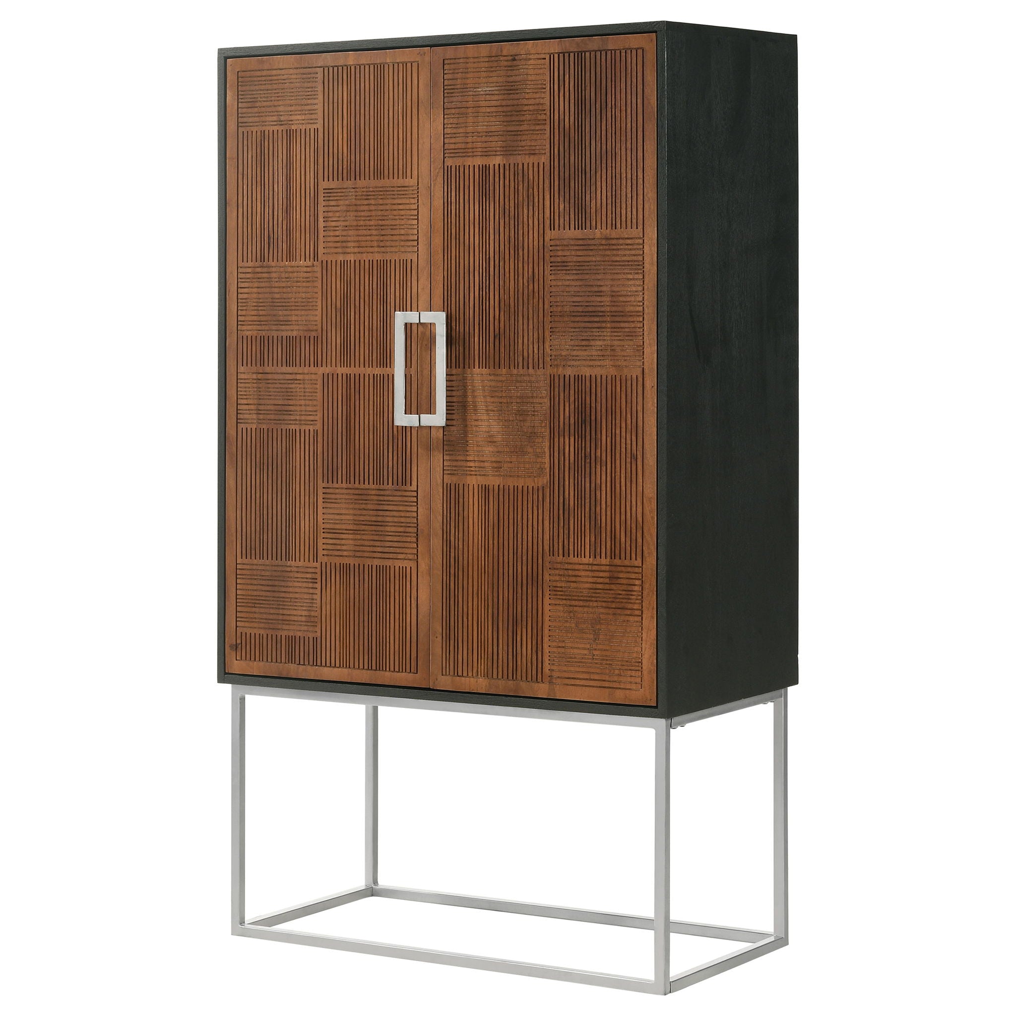 Washoe - 2 Door Bar Cabinet - Walnut