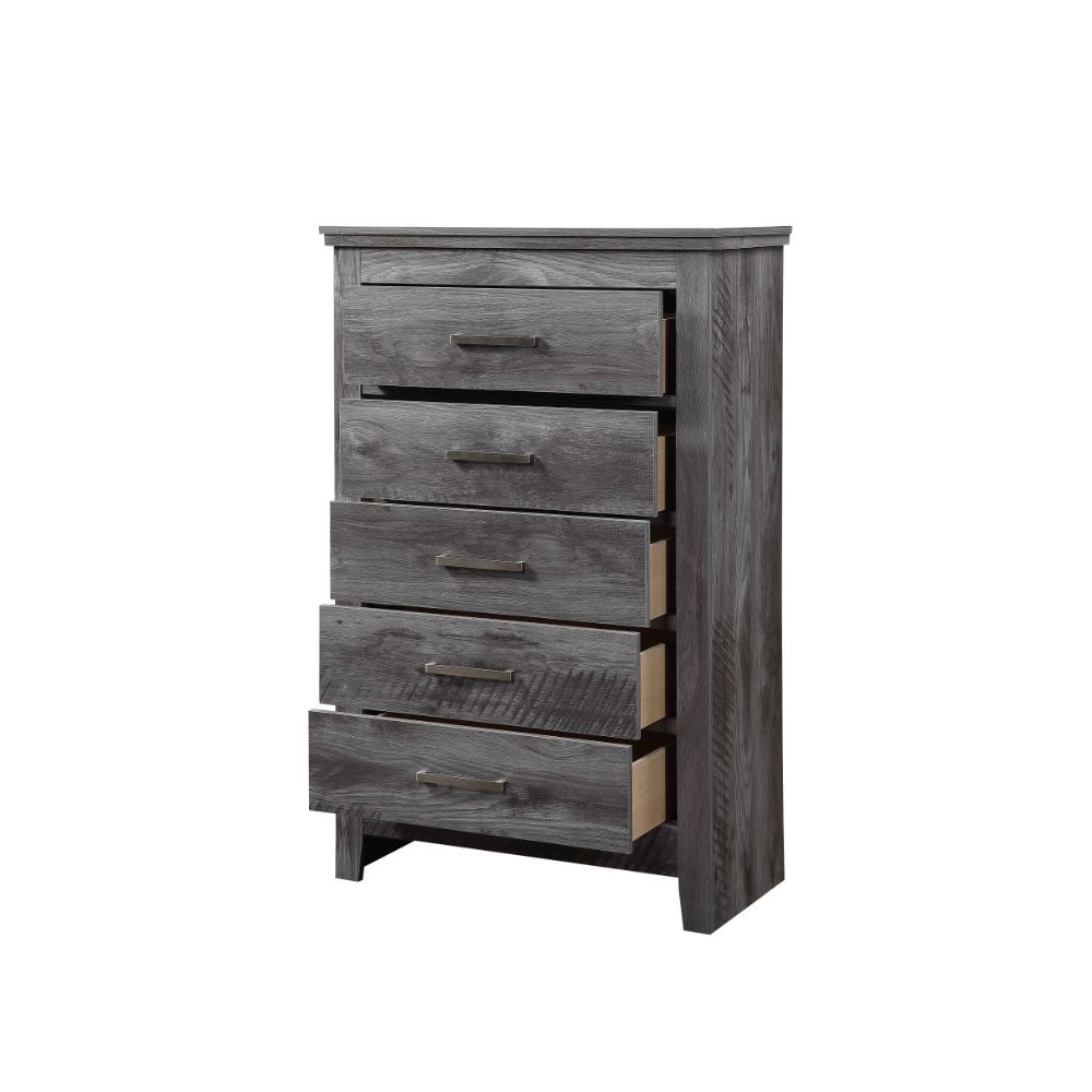 ACME Vidalia - Chest - Rustic Gray Oak | Meri Furniture