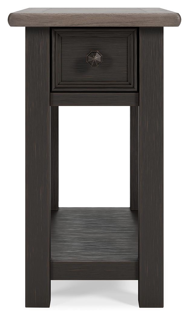 Ashley Furniture Tyler - Black / Gray - Chair Side End Table | Meri Furniture