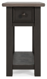 Ashley Furniture Tyler - Black / Gray - Chair Side End Table | Meri Furniture