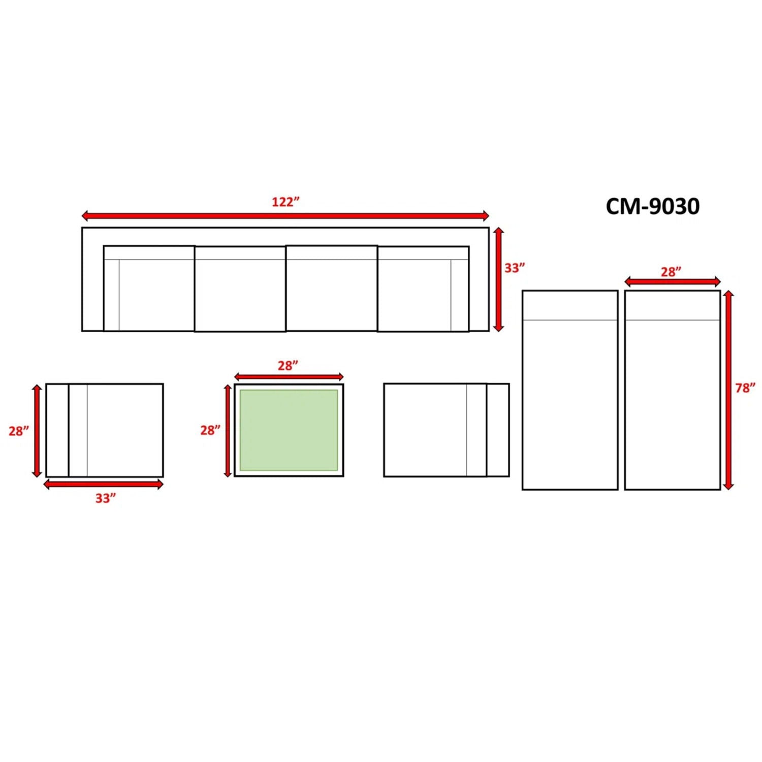 Seating Set With Cushions Handcrafted Wicker Design