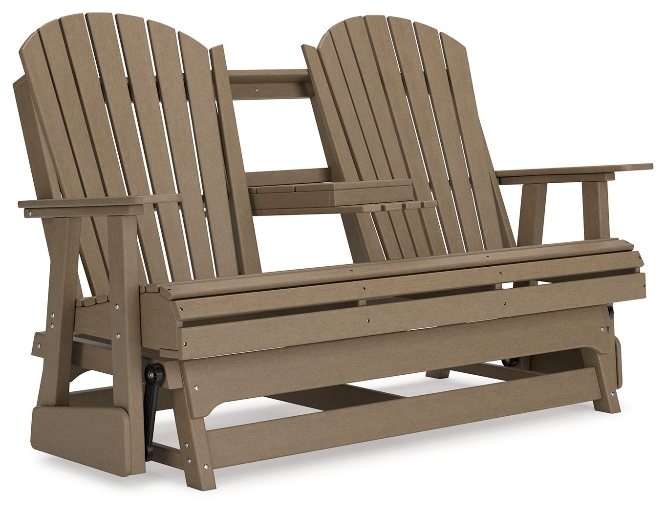 Signature Design by Ashley® Hyland Wave - Glider Loveseat | Meri Furniture