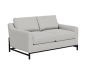 International Furniture Direct Maison - Loveseat - Light Cream | Meri Furniture