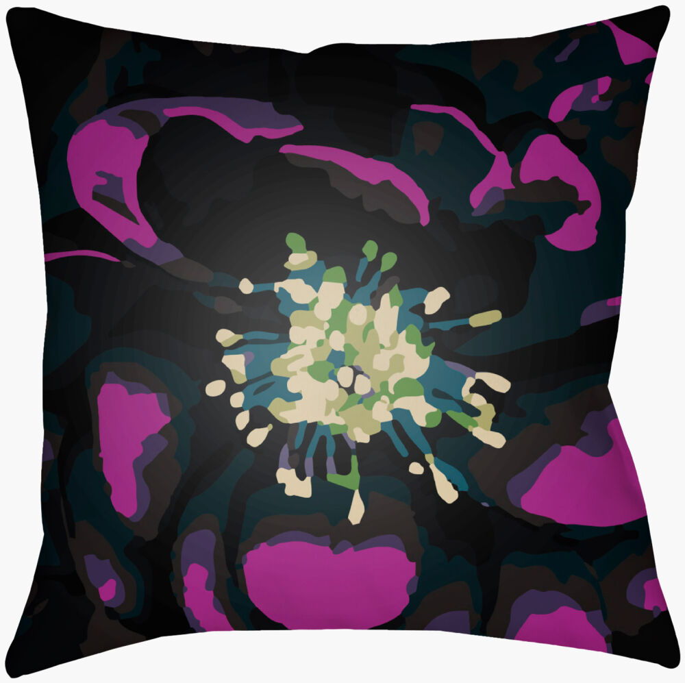 Abstract Floral Pillow