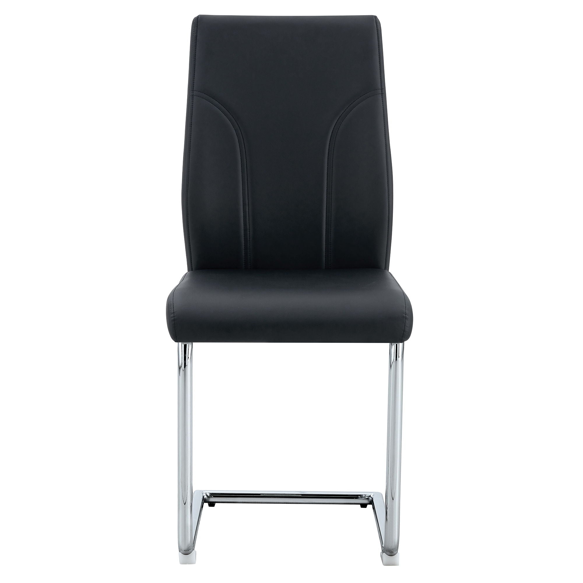 Modern Dining Chairs With High Backrest And Sturdy Legs