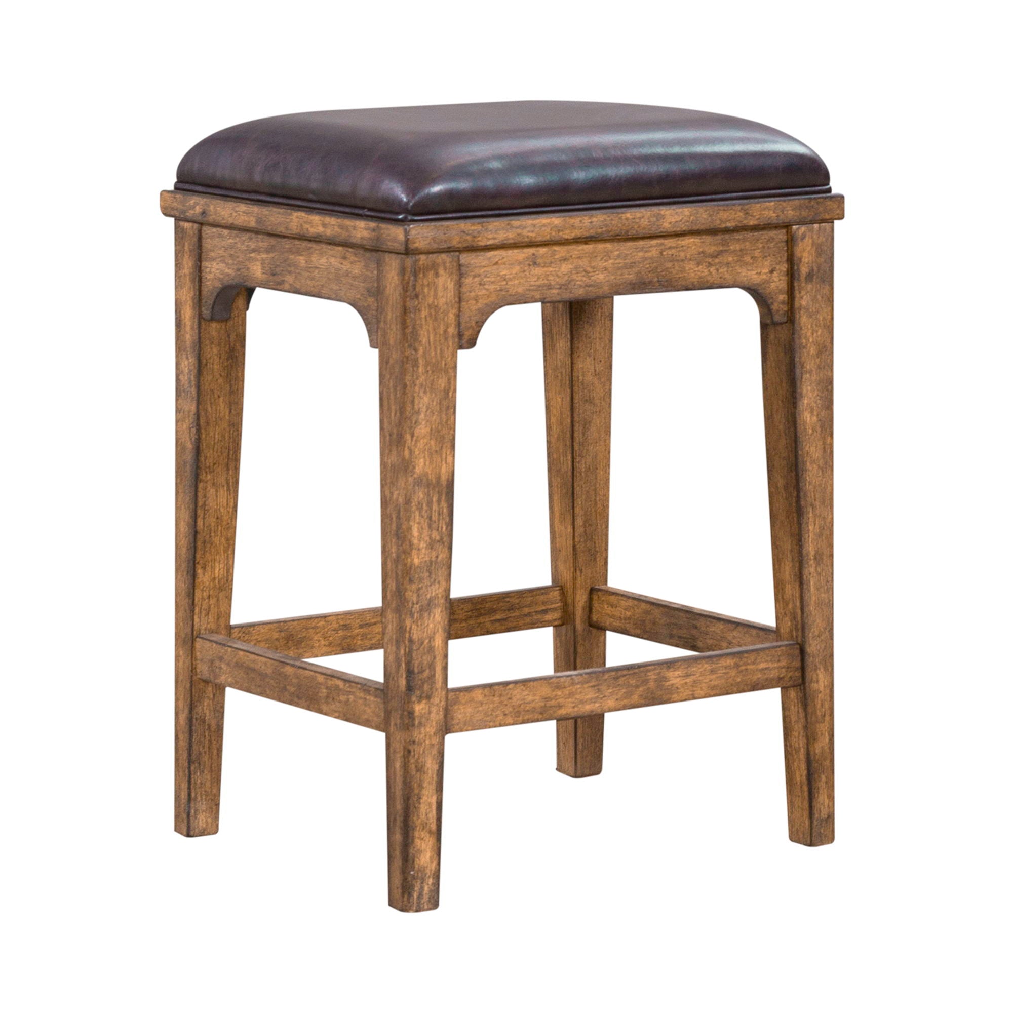 Liberty Furniture Ashford - Upholstered Console Stool - Light Brown | Meri Furniture