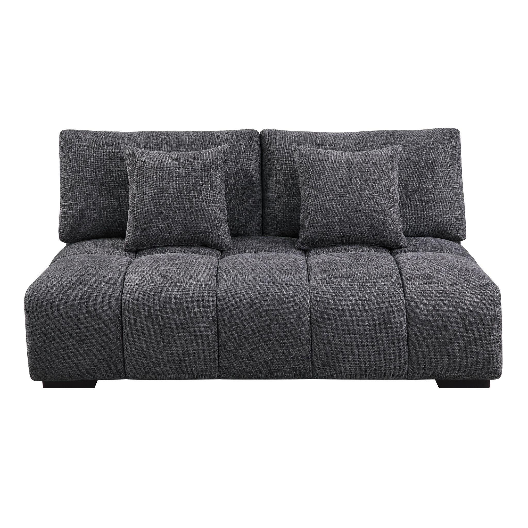 Chosen - Sectional Sofa With Toss Pillows And Chaise
