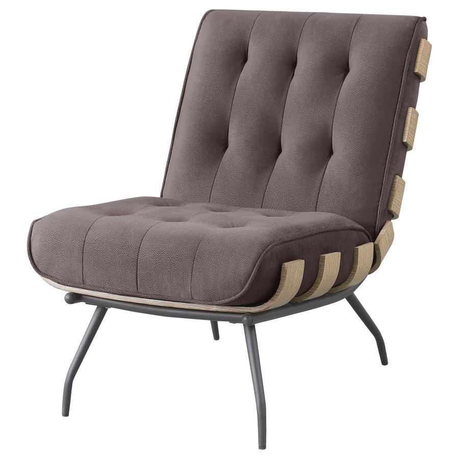 Coaster Fine Furniture Aloma - Upholstered Tufted Armless Accent Chair | Meri Furniture