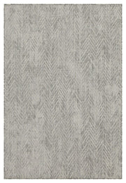 Sunshine - 5'3" X 7'3" Indoor, Outdoor Area Rug - Silver