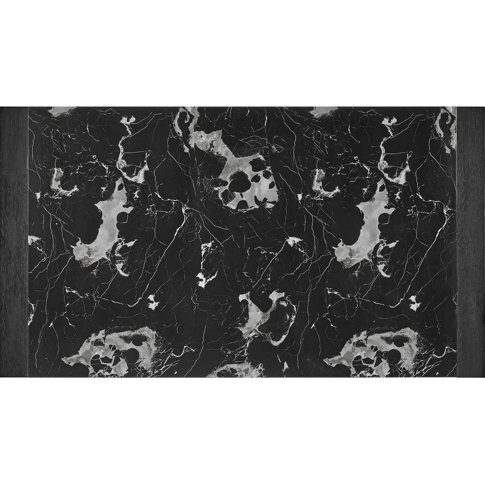 Dining Table And 4 Padded Chairs - Black