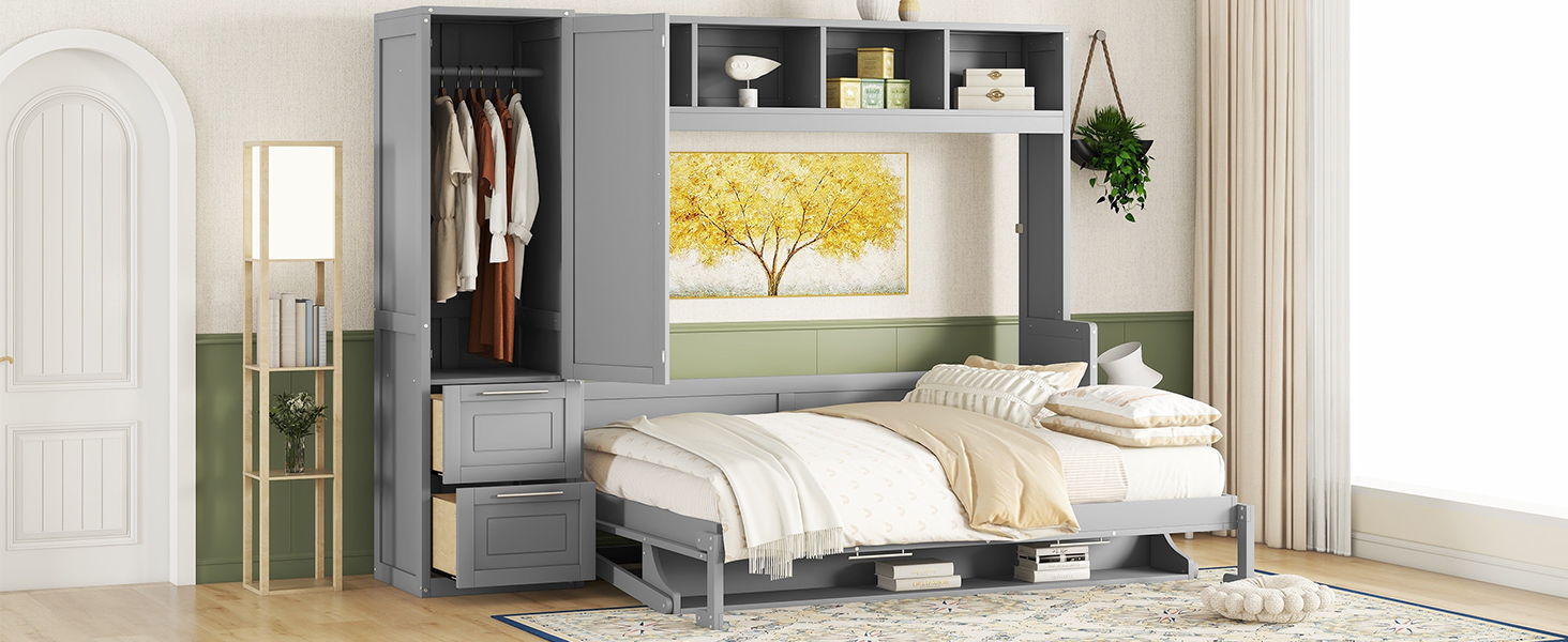 Murphy Wall Bed With Closet And Drawers