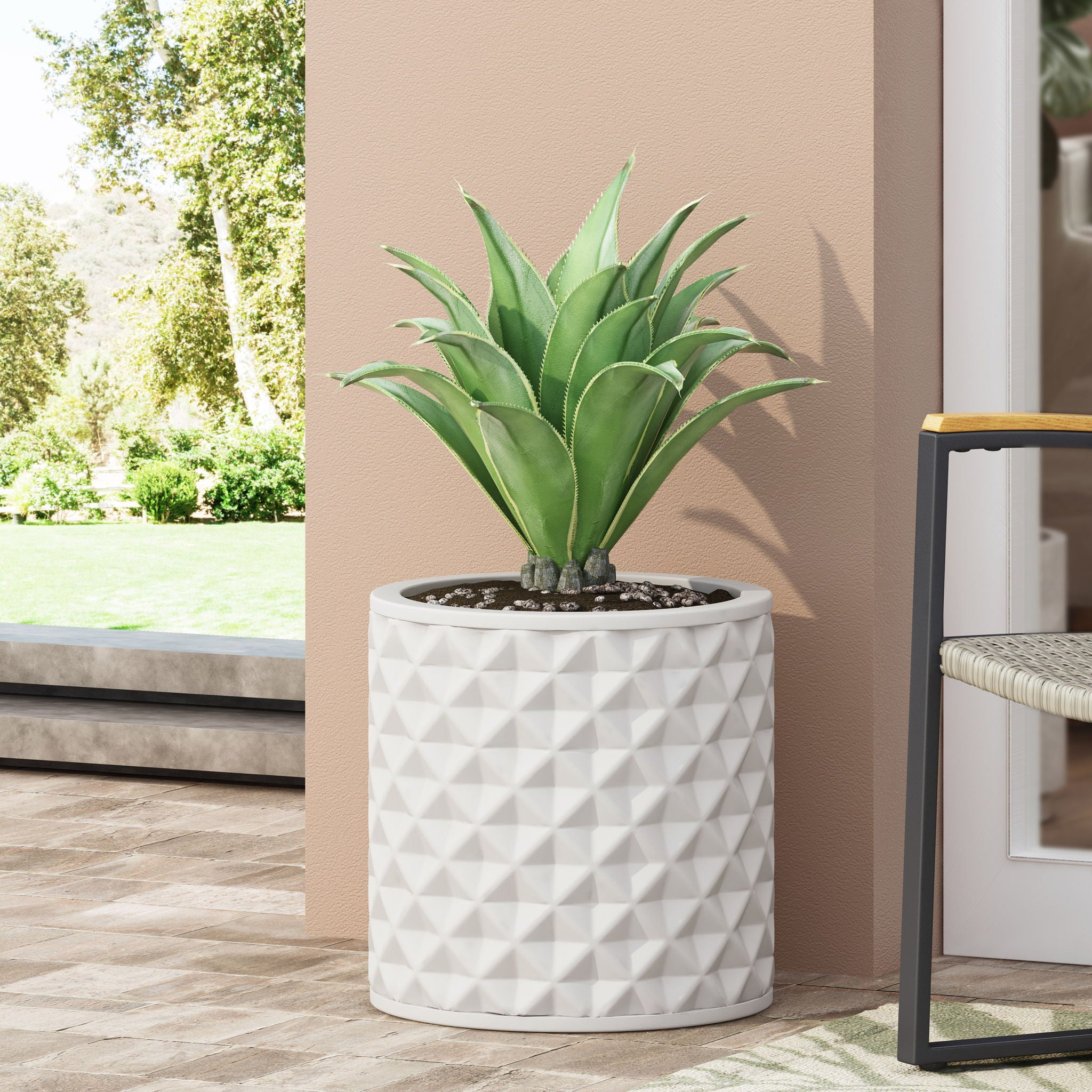 Planter - Antique White