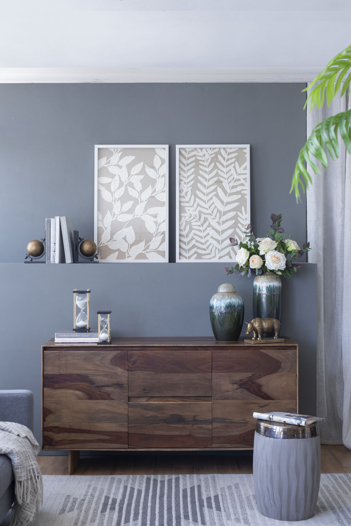 Shadow Box Wall Decor (Set of 2) - White