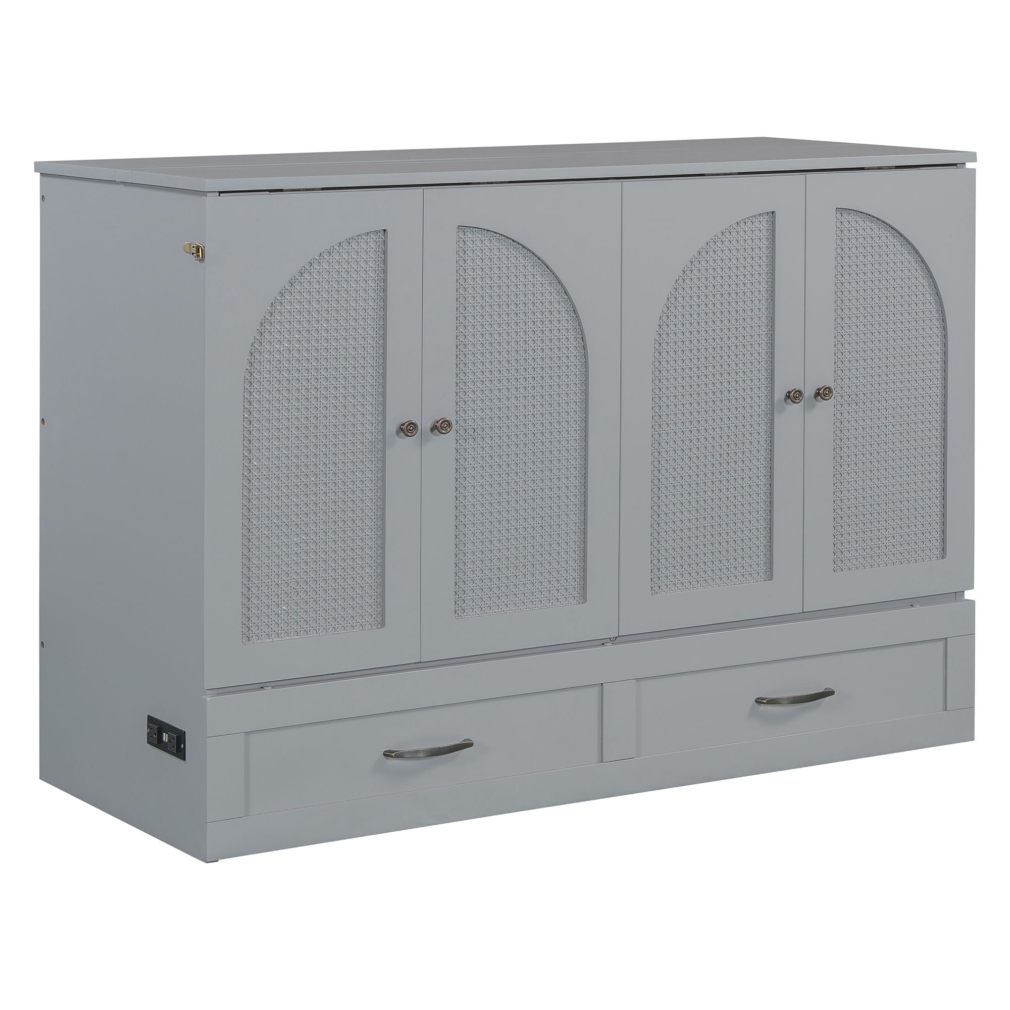 Murphy Bed With Large Drawers