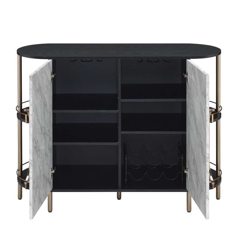ACME Vidal - Wine Cabinet - White | Meri Furniture