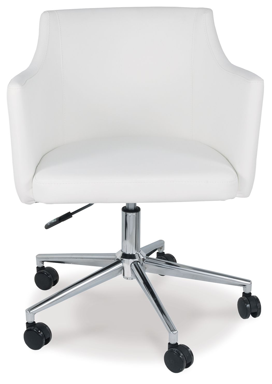 Ashley Furniture Baraga - White - Home Office Swivel Desk Chair | Meri Furniture