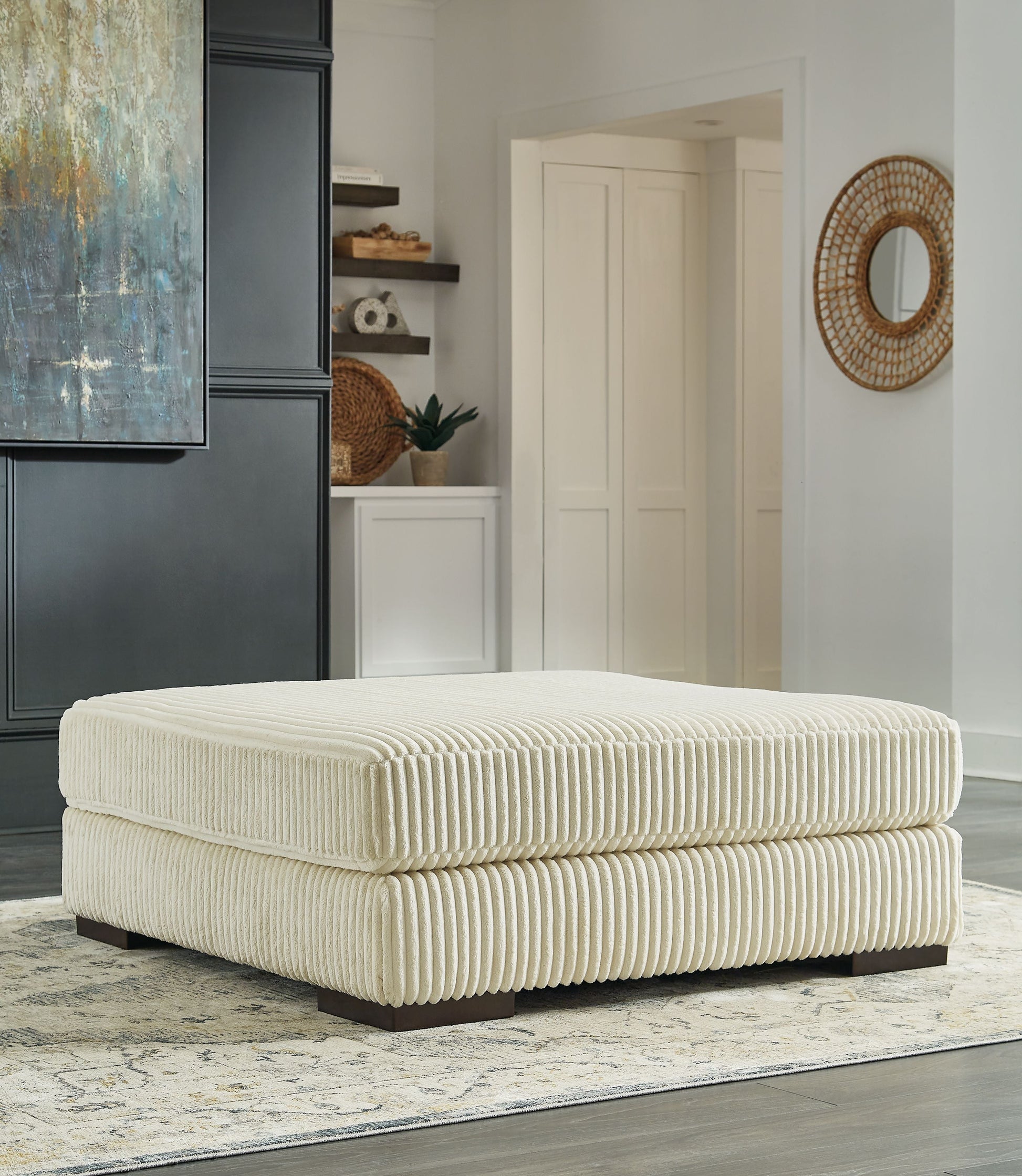 Signature Design by Ashley® Lindyn - Oversized Accent Ottoman | Meri Furniture