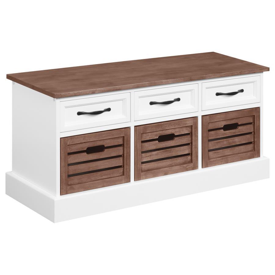 Coaster Fine Furniture Alma - 3-Drawer Storage Bench | Meri Furniture