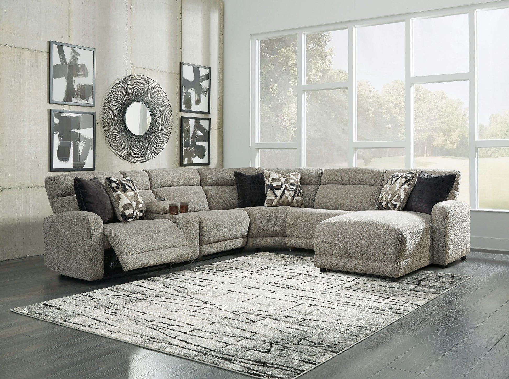 Signature Design by Ashley® Colleyville - Power Reclining Sectional | Meri Furniture