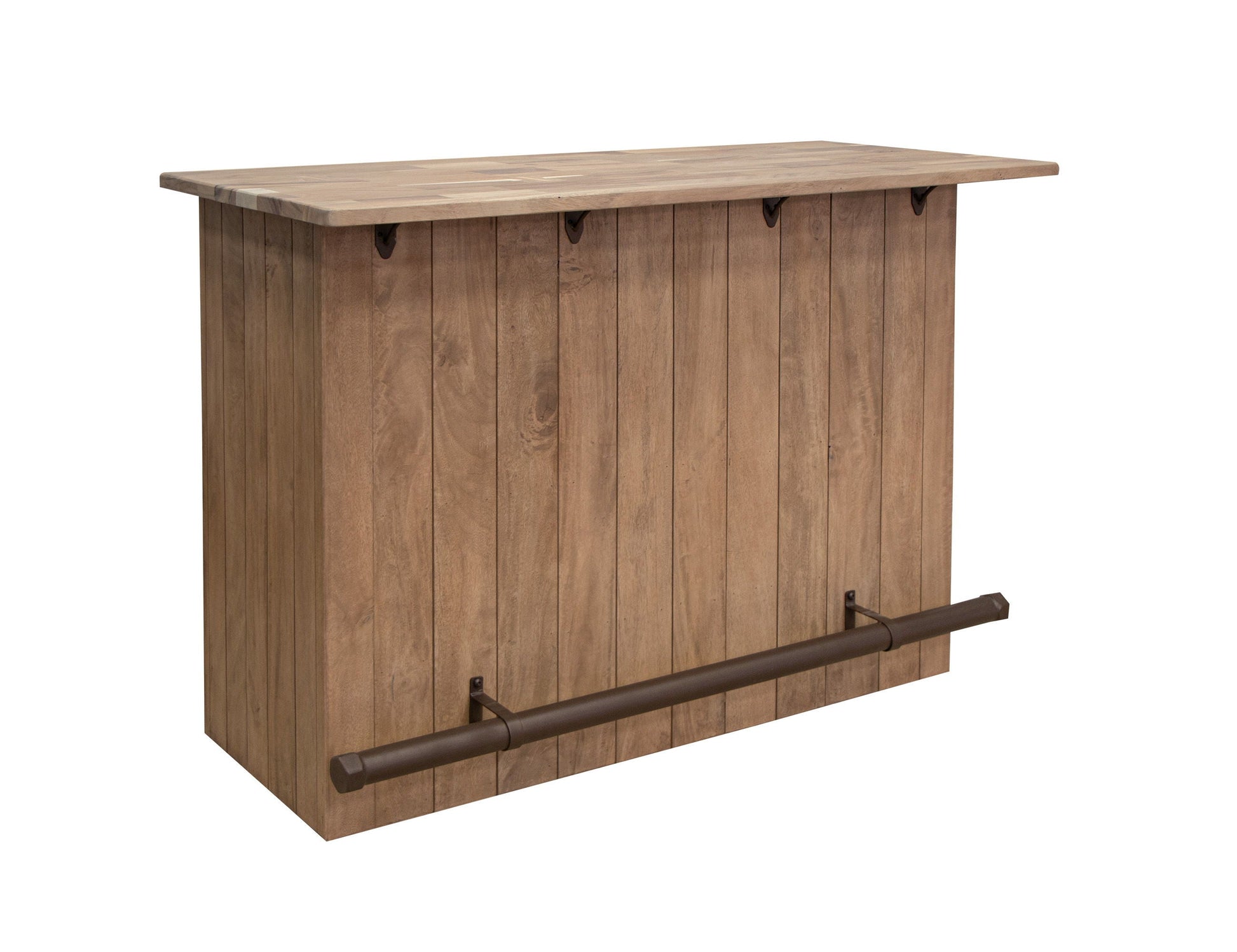 International Furniture Direct Natural Parota - Bar - Brown Cappuccino | Meri Furniture