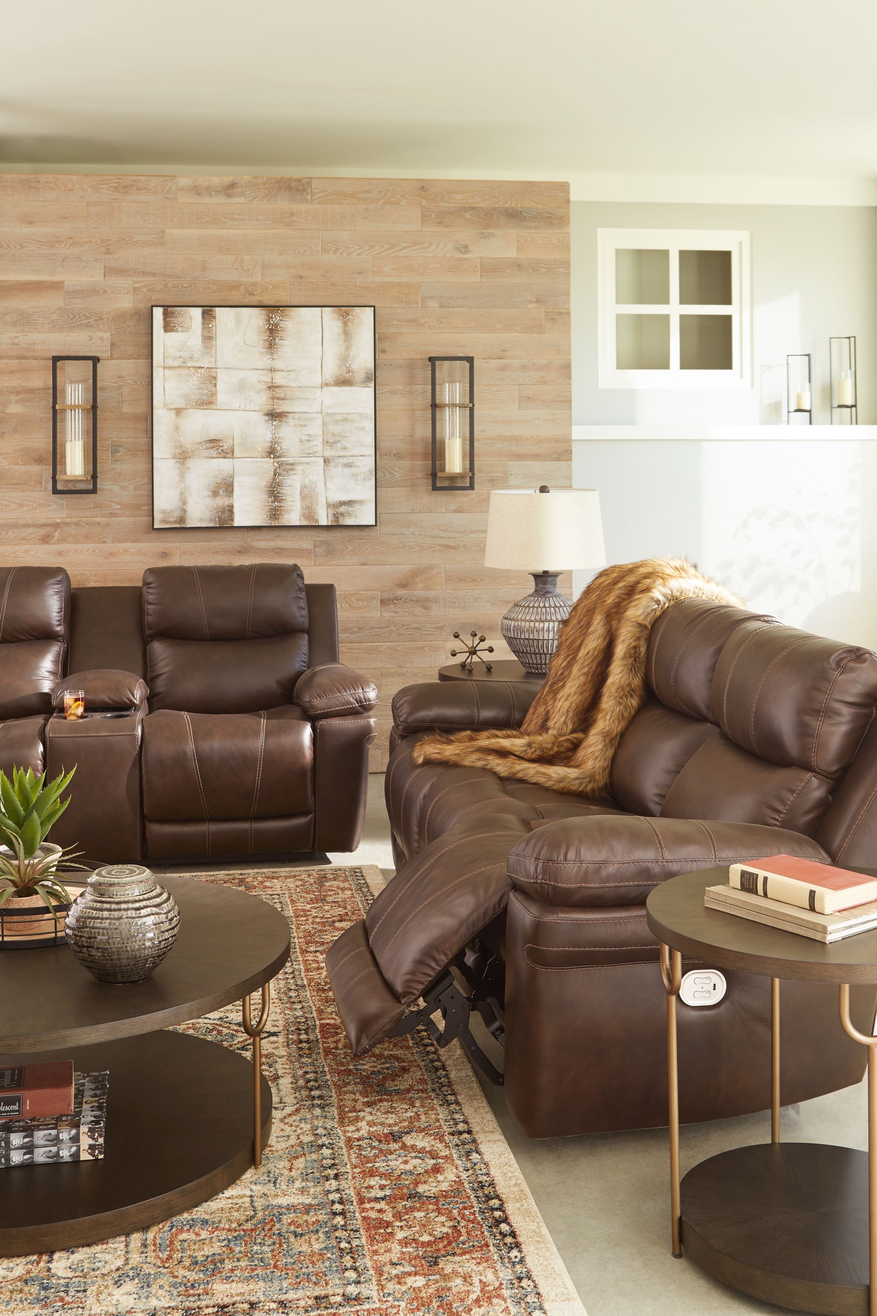 Signature Design by Ashley® Edmar - Reclining Living Room Set | Meri Furniture